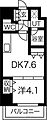 ONEROOFFLATTENJINBASHI3階8.7万円