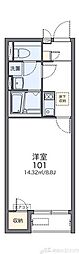 レオネクスト下新庄 1Kの間取図画像