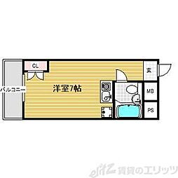 リアライズ江坂 ワンルームの間取図画像