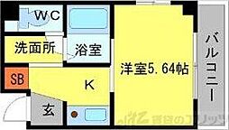 ハイツシグマ2 1Kの間取図画像