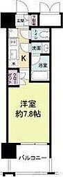 PARKFLATSESAKA 1Kの間取図画像