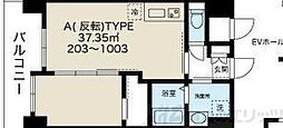 ノルデンハイム江坂2 1LDKの間取図画像