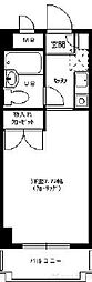 エクセレンス新大阪 1Kの間取図画像