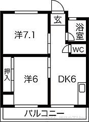 物件の間取り