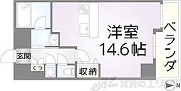 セレニテ梅田北プレミアム ワンルームの間取図画像