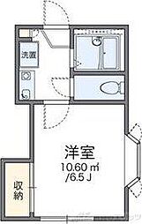 レオパレスアーバン泉 1Kの間取図画像