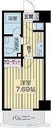 ライブコート北梅田 1Kの間取図画像