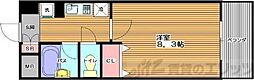 グレイス丸萬 1Kの間取図画像