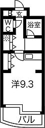 サンロワール江坂 ワンルームの間取図画像