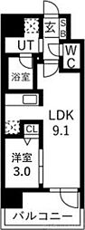 ソルテラスUMEDA NORTH 1LDKの間取図画像