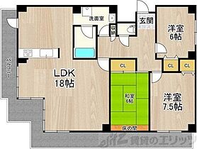 ロイヤル南茨木 402 ｜ 大阪府茨木市天王２丁目14-3（賃貸マンション3LDK・4階・93.73㎡） その2