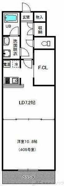 協同レジデンス江坂 403｜大阪府吹田市垂水町１丁目(賃貸マンション1K・4階・34.00㎡)の写真 その2