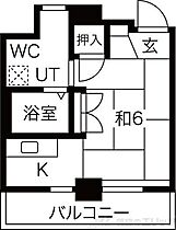 ルーエハイム千里丘 402 ｜ 大阪府摂津市千里丘東３丁目10-5（賃貸マンション1K・4階・25.10㎡） その2