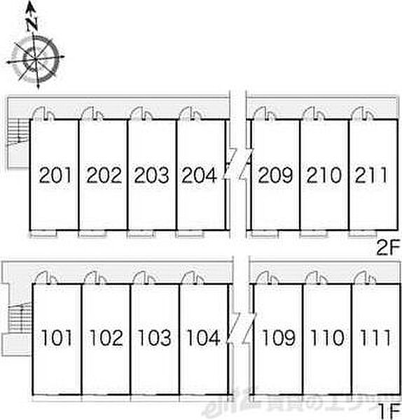 レオパレスグランドゥール 108｜大阪府茨木市学園南町(賃貸アパート1K・1階・22.70㎡)の写真 その14