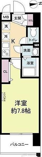 MASUno茨木 214｜大阪府茨木市西河原２丁目(賃貸マンション1K・2階・25.08㎡)の写真 その2