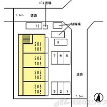 エトワール西小路 203 ｜ 大阪府箕面市西小路３丁目9-17（賃貸アパート1LDK・2階・33.39㎡） その3