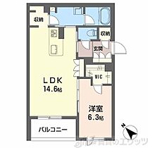 シャーメゾン　シャミール 201 ｜ 大阪府吹田市片山町３丁目253-1部（賃貸マンション1LDK・2階・52.91㎡） その2