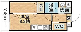 デ・クメール南長崎  ｜ 長崎県長崎市上戸町３丁目（賃貸マンション1R・1階・22.80㎡） その2