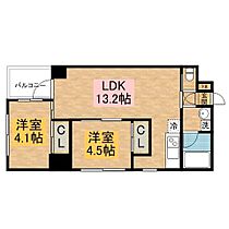 ファーストステージ思案橋  ｜ 長崎県長崎市油屋町（賃貸マンション2LDK・3階・45.38㎡） その2