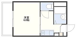 アベニューオレンジハウス 1Kの間取図画像