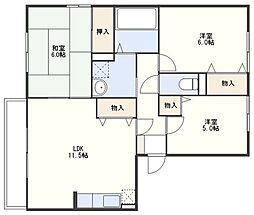 間取図画像 3LDK