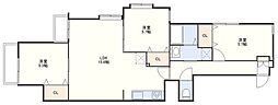シーアンドスター赤迫 3LDKの間取図画像
