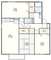 長崎県西彼杵郡長与町まなび野２丁目（賃貸アパート3LDK・2階・70.43㎡） その2