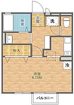 ビューコーポＨＡＲＵII  ｜ 長崎県西彼杵郡長与町まなび野２丁目（賃貸アパート1R・1階・29.25㎡） その2