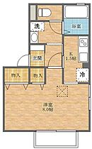 ビューコーポＨＡＲＵV  ｜ 長崎県西彼杵郡長与町まなび野２丁目（賃貸アパート1K・1階・28.53㎡） その2