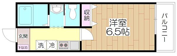 タウンコート梅田 203｜東京都足立区梅田５丁目(賃貸アパート1K・2階・21.53㎡)の写真 その2