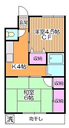間取図画像 2K