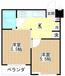 間取図画像 2K
