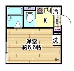 間取図画像 1K