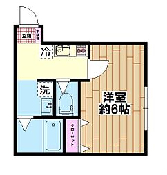 SORA 1Kの間取図画像