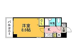 間取図画像 1K