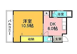 間取図画像 1DK