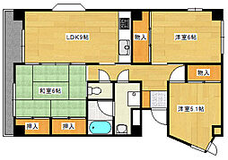 間取図画像 3LDK