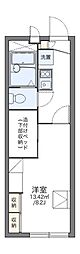 レオパレスエスポワール柳ケ丘 1Kの間取図画像