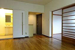 第1角谷ハイム 301 3階2DKのリビング/ダイニング