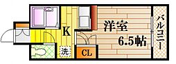 間取図画像 1K