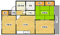 ピュア小川 3DKの間取図画像
