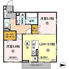 物件の間取り