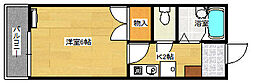 メゾン本町 1Kの間取図画像