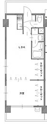 ラ・フォーレ十日市 1LDKの間取図画像