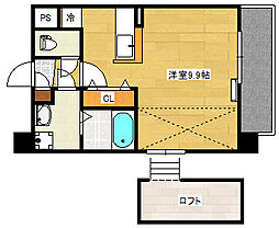 GRANXIA井口 ワンルームの間取図画像