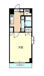 フォレストシティ3 1Kの間取図画像