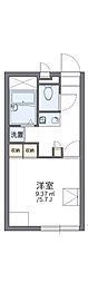 レオパレスセレステ 1Kの間取図画像