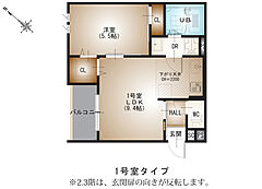 物件の間取り