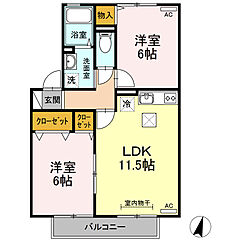 物件の間取り