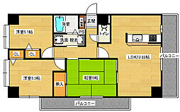 グリーンヒルみくまり 3LDKの間取図画像